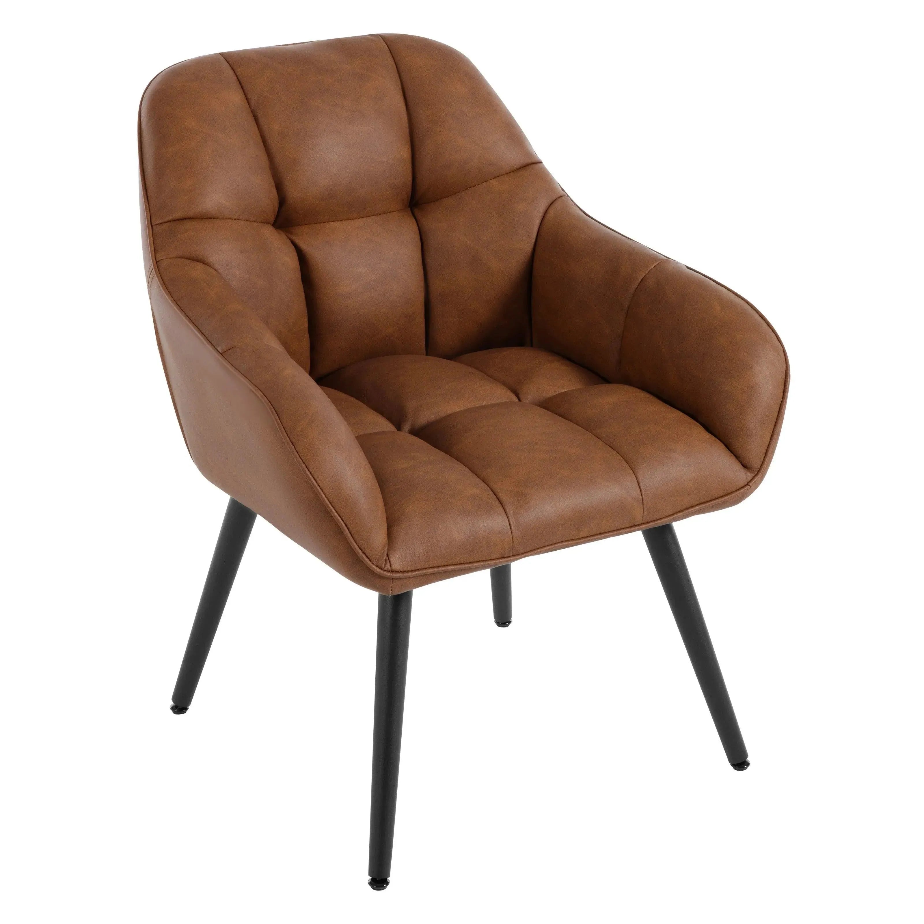 FERONZA™ Vintage Recliner Lounge Stoel – Comfortabele Relax Fauteuil voor Eten, TV, en Lezen in Slaapkamer of Woonkamer - Feronza